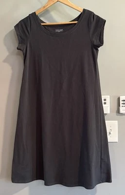 Eileen Fisher Dress Organic Cotton Stretch Jersey Shirt Dress Size XS - Image 1 of 4