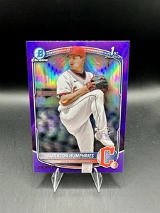 2025 Bowman Chrome Jackson Humphries 1st Purple Refractor /250 Guardians #BCP-11 - Picture 1 of 1