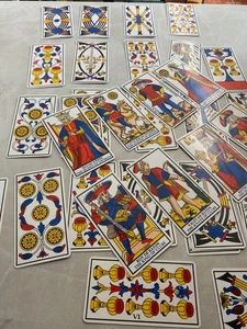 Vintage Tarot Cart set of 78 cards and instructions Grimaud 1963 - Picture 1 of 4