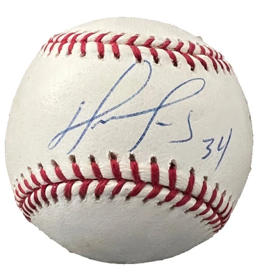 AUTHENTICATED DAVID ORTIZ SIGNED BASEBALL - "BIG PAPI" RED SOX LEGEND W/ JSA COA - Image 1 of 4