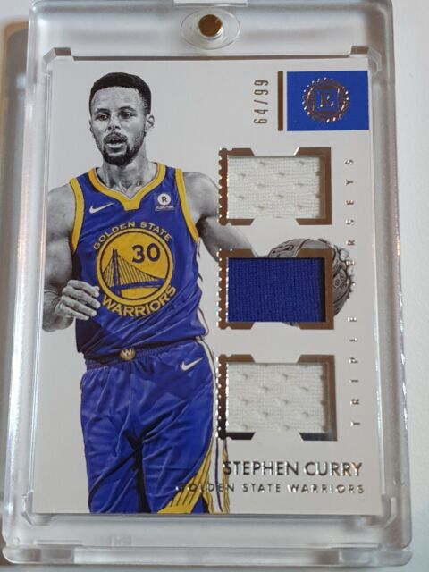 Stephen Curry - Golden State Warriors - Game-Worn Blue Alternate w/42 Patch  Jersey - 2016-17 Season