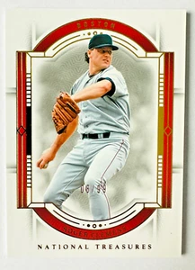 2024 Panini National Treasures Roger Clemens Parallel Card SP #/99 Red Sox! - Foto 1 di 3