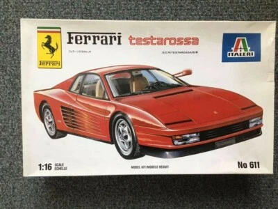 1/16 Italeri - Ferrari Testarossa - Plastic Model Kit. Rare Vintage kit - Image 1 of 3