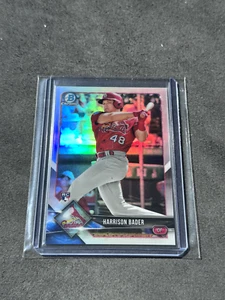 Harrison Bader 2018 Bowman Chrome Refractor RC 256/499 - Picture 1 of 2
