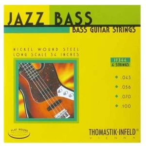 Thomastik-Infeld Jazz Flat Wound Bass Strings - 4-String Long Scale .043-.100 - Picture 1 of 2