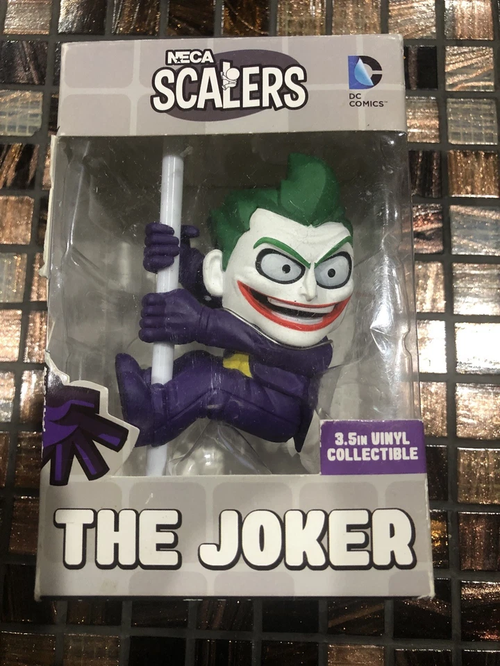 The Joker Batman DC Scalers 2" Inch Hanging Mini Figure Series 2 NECA 2014
