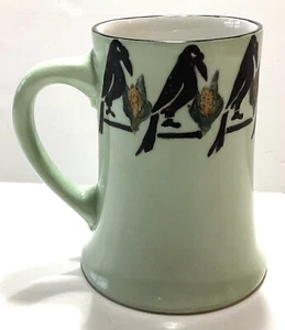 Vintage GOA France Large Blackbird Mug 16oz - Picture 1 of 5
