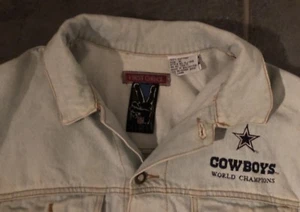 Dallas Cowboys 90s World Champion First Choice Denim Jacket Xl Men’s - Picture 1 of 7