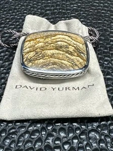 David Yurman Exotic Stone Jasper Belt Buckle Rare Retired Piece - Picture 1 of 24