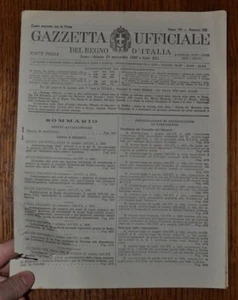 GAZZETTA UFFICIALE N.263 DEL 13 NOVEMBRE 1937 / ANNO XVI (GA5) - Imagen 1 de 1