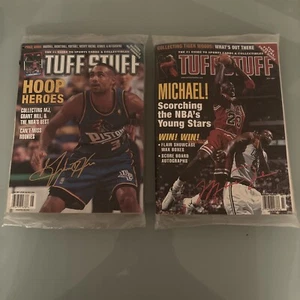 Tuff Stuff Magazine-May 1997 Grant Hill + July 1997 Michael Jordan, Sealed - Picture 1 of 2