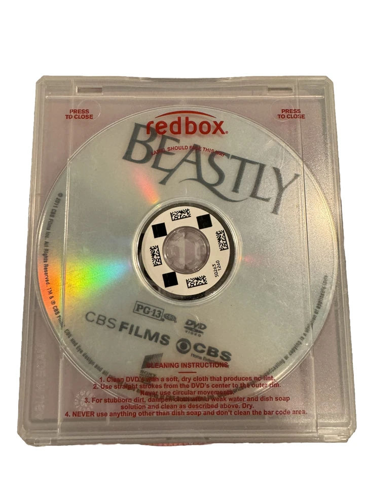 Beastly DVD CBS Films Special Redbox Edition Rare - Image 1 of 1