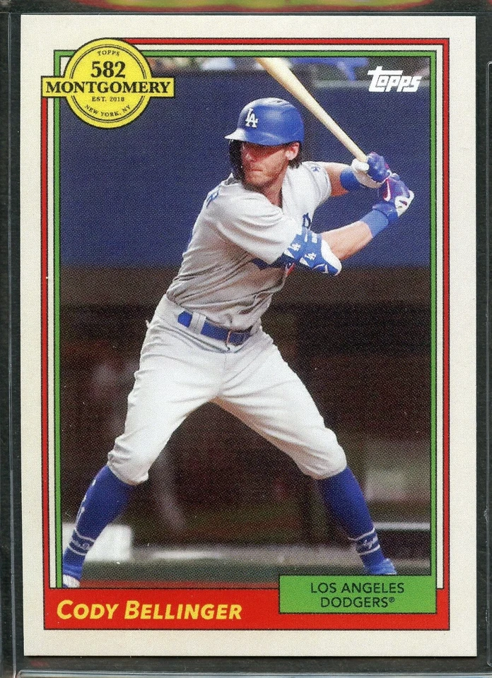 2022 Topps 582 Montgomery Club Set 2 - #8 - Cody Bellinger - Dodgers - Image 1 of 1