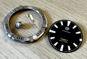 Tag Heuer Aquaracer, Kaliber 5, Zifferblatt, Lünette, Zeiger & Krone. Ref. WBD2110.BA0928 - Bild 1 von 8