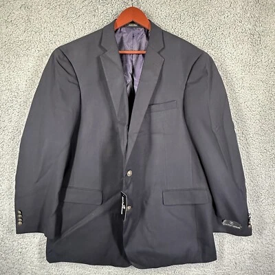 Chaqueta Blazer Jean Paul Germain 48L Poliéster Elastizada Negra Metal Botón Nueva con Etiquetas Foto 1 de 4