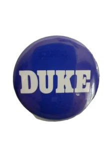 Vintage Duke University Pinback Button Blue Devils 2 1/2 inch - Picture 1 of 3