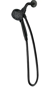 Moen Engage Magnetix Matte Black 3.5-Inch Six-Function Handheld Shower Head - Picture 1 of 11