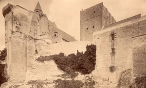 France Loches Castle Louis XI Tower old Neurdein Cabinet Card Photo CC 1890 - Picture 1 of 4