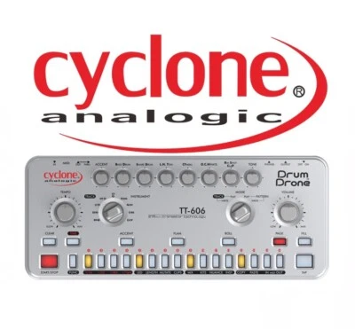 Drum Drone TT-606 Cyclone analogic / Analog Drum Machine Clone TR-606 Roland New - Image 1 of 4