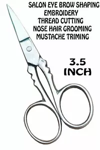 HP Small Nail Shears Manicure Pedicure Scissors Nail Scissor 3.5 INCH - Picture 1 of 3