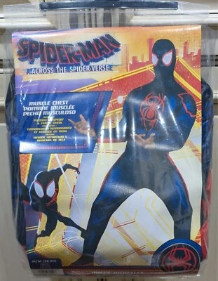 NUEVO Disfraz de Jazwares Marvel Spider-Man Miles Morales talla mediana para adulto (28-30) Foto 1 de 4