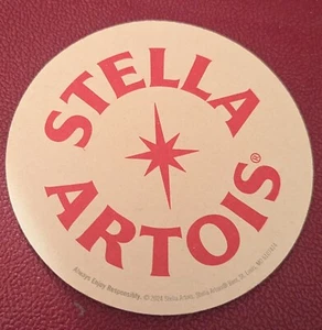 2 Sided Stella Artois, Beer Coaster - Picture 1 of 2