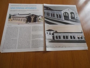 RIMESSA LOCOMOTIVE ITALIANA MODELLO COMMERCIALE STAZION FERROVIARIO MODELLISMO - Foto 1 di 1