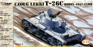 1/72 WW2 Vehicle : T-26C 45mm Light Tank [USSR] #72611 : MIRAGE HOBBY - Picture 1 of 1