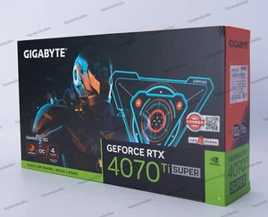 GIGABYTE RTX 4070 Ti SUPER GAMING OC 16G Video Card GV-N407TSGAMING OC-16GD New - Picture 1 of 7