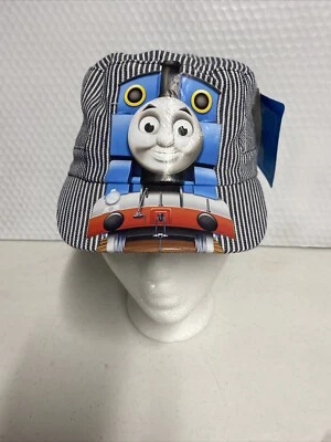 Gorra de ingeniero Thomas The Tank Engine a rayas para niños pequeños ABG 12-24M Foto 1 de 4