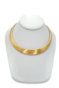 Vintage Omega Necklace Gold Tone 18" Graduated - Bild 1 von 8