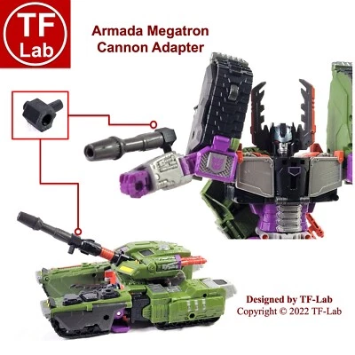 Cannon Adapter Upgrade Kit: Transformers Legacy Evolution Armada Megatron - Image 1 of 4