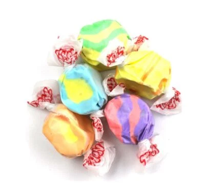 TROPICAL MIX Salt Water Taffy Candy TAFFY TOWN - 1/4 LB to 10 LB BAG-SHIPS FREE