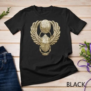 Ägyptischer geflügelter Skarabäus Käfer T-Shirt Unisex T-Shirt - Bild 1 von 15