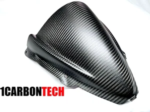 2024-2025-26 KAWASAKI ZX-6R ZX-636 FIBRA DE CARBONO REAL BURBUJA PARABRISAS MATE - Imagen 1 de 4