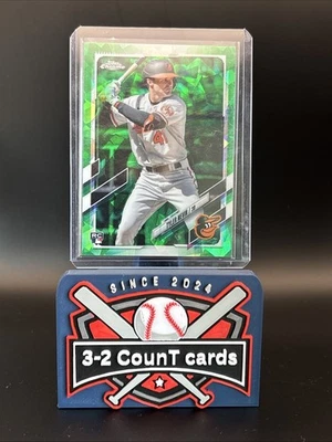 2021 Topps Chrome Update Series Sapphire Edition - Tyler Nevin #US42 Green/50 - Image 1 of 2