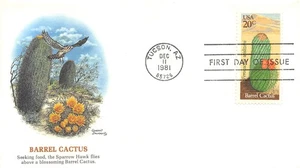 Scott #1952 Barrel Cactus 1981 First Day Cover FDC Fleetwood - Picture 1 of 2