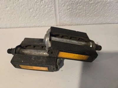 Pedales de bicicleta vintage Union Rubber Block 1/2" usados buen estado Foto 1 de 3