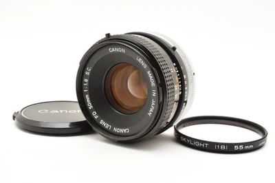 [Casi COMO NUEVO] Canon FD 50mm f1.8 S.C. Lente estándar MF de Japón #428 Foto 1 de 4