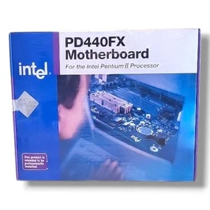 Placa madre Intel PD440FX 1997 de colección para procesador Intel Pentium II sellada de fábrica - Imagen 1 de 7