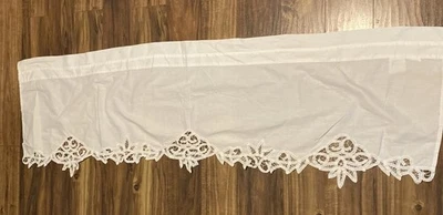 Tiers-Battenberg Valance белый 60 дюймов ширина x 16 дюймов L один - Изображение 1 из 4