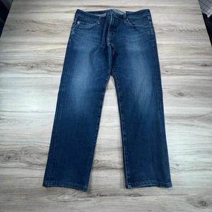 AG Adriano Goldschmied The Tellis Modern Slim Jeans Mens 36x34 Dark Wash Denim - Picture 1 of 15