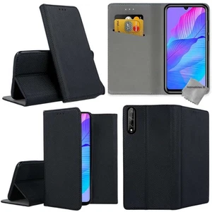 Housse etui coque pochette portefeuille pour Huawei P Smart S / Y8p + film ecran - Photo 1 sur 3