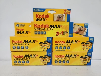 Kodak Max Versatility 400 Film - 5 Boxes of 4 Rolls - 20 Rolls Total - Image 1 of 4