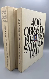 400 OBRAS DE 1914-1983 SALVADOR DALI MUSEO ESPANOL DE ART MADRID 2 VOLUMES - Picture 1 of 8