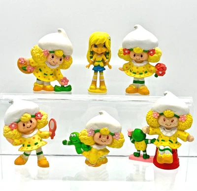 Fresa Shortcake Limón Merengue & Frappe Frog 1980s Deluxe Miniatura Set Foto 1 de 4