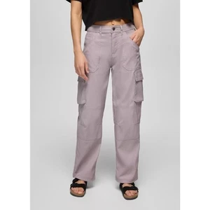 Pantalón cargo Prana Stretch Zion para mujer 6 Haze tiro alto calce relajado pierna recta - Imagen 1 de 11