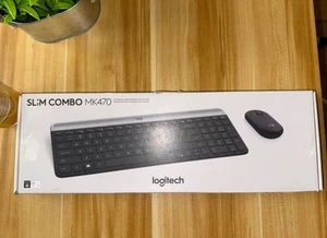 Logitech - MK470 Slim Wireless Keyboard and Mouse ComboGraphite Gray Not Tested - Bild 1 von 12