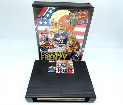 Neo Geo AES FOOT BALL FRENZY SNK ROM Cartridge Excellent Tested from JAPAN - Image 1 of 4