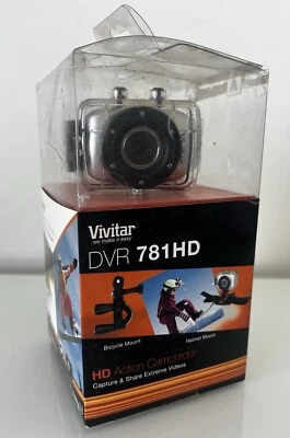 Vivitar DVR 781 HD Action Camcorder Waterproof with Mounts NIB - Image 1 of 3